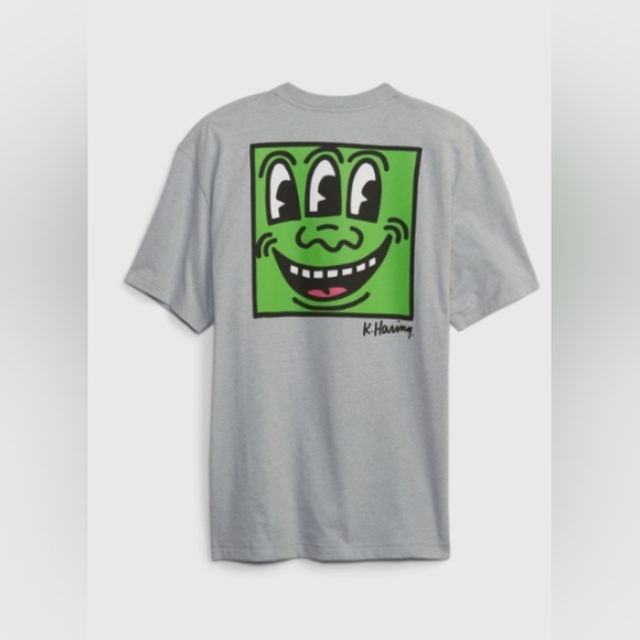 Gap x Keith Harring 100% Organic Cotton Pocket T-Shirt 🌟Brand New, Sealed🌟 - Picture 2 of 2